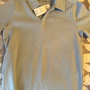 Light Blue Polo Shirt - Johnny collar